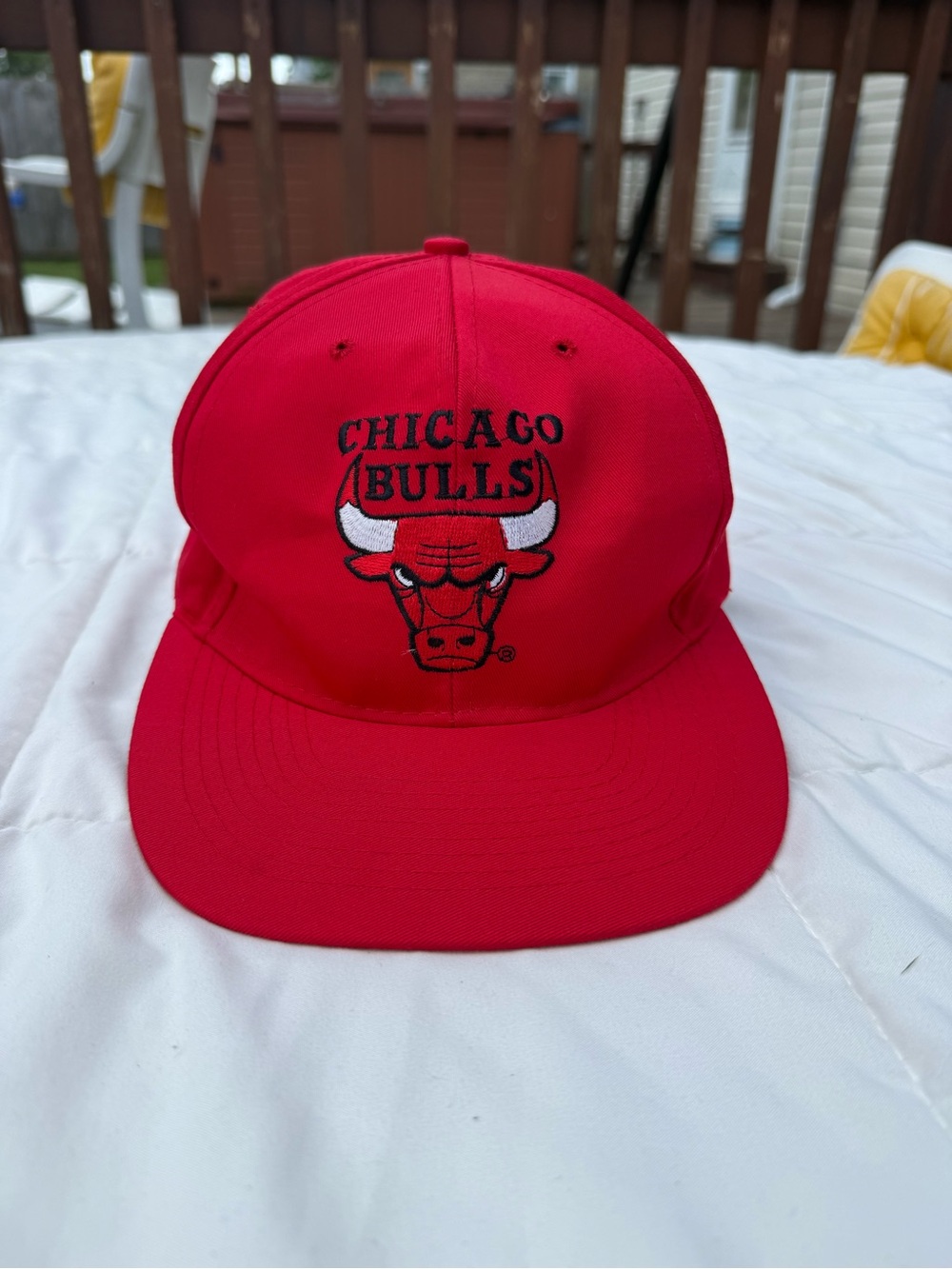 Red Snapback Hat - Official Team Logo